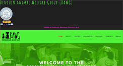 Desktop Screenshot of denisonanimalwelfaregroup.org